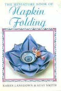The miniature book of napkin folding