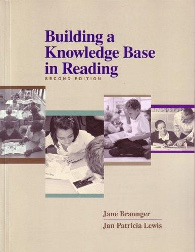 Building a knowledge base in reading