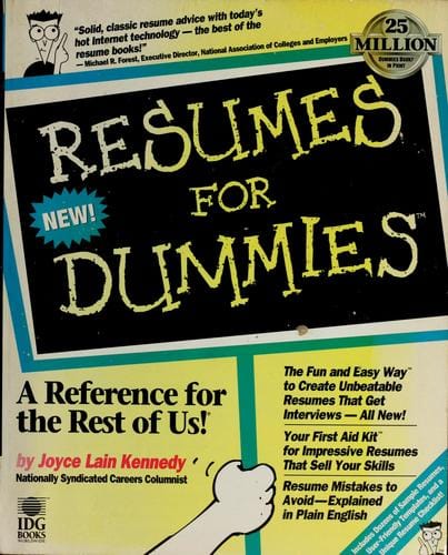 Resumes For Dummies