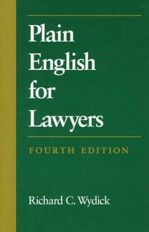 Plain English for lawyers
