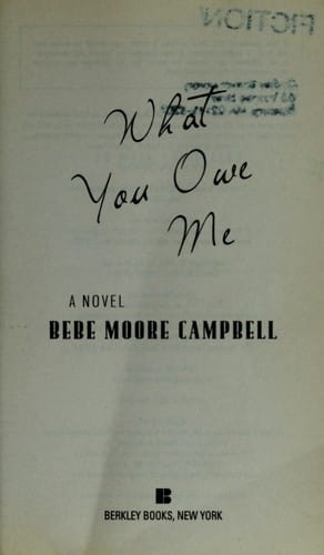 What you owe me.
