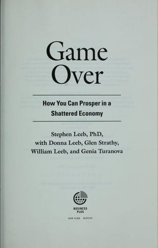 Game over: how you can prosper in a shattered economy
