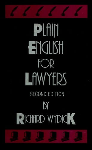 Plain English for lawyers