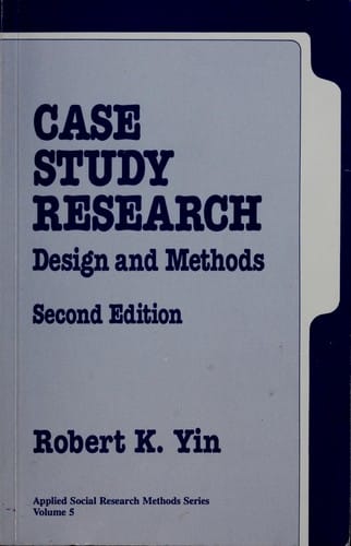 Case study research: design and methods