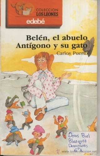 Belén, el abuelo Antígono y su gato