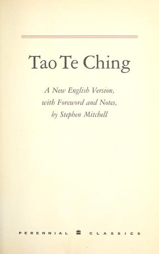 Tao te ching: a new English version
