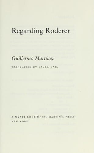 Regarding Roderer