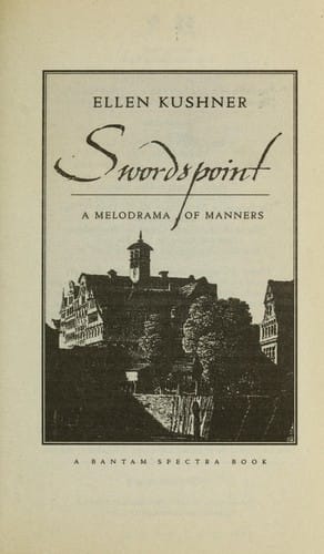 Swordspoint: a melodrama of manners