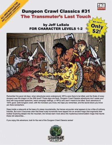 The Transmuter's Last Touch: An Adventure for Character Levels 1-2