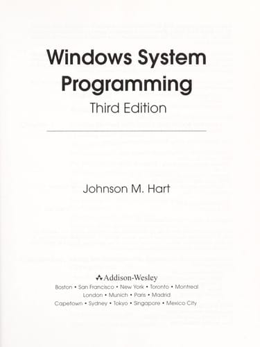 Windows system programming
