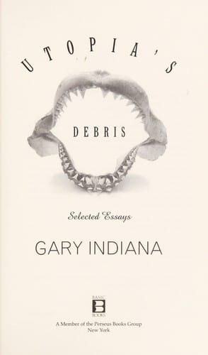 Utopia's debris: selected essays