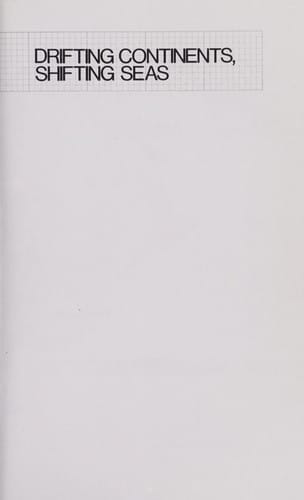 Drifting continents, shifting seas: an introduction to plate tectonics