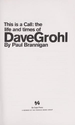 This is a call: the life and times of Dave Grohl
