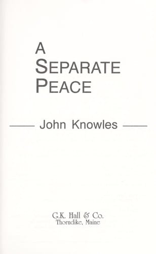 A separate peace
