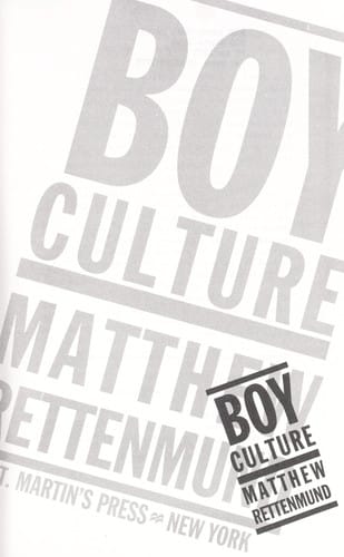 Boy culture