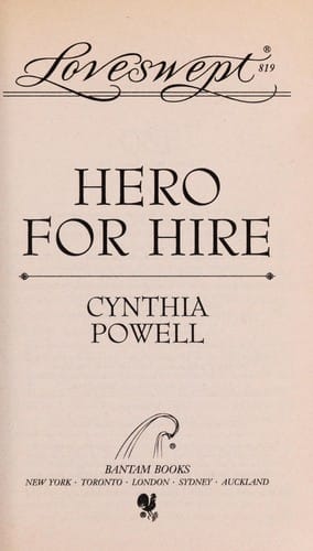Hero for Hire: Loveswept - 819
