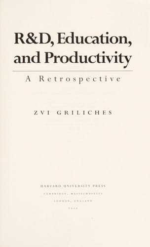 R&D, education, and productivity: a retrospective