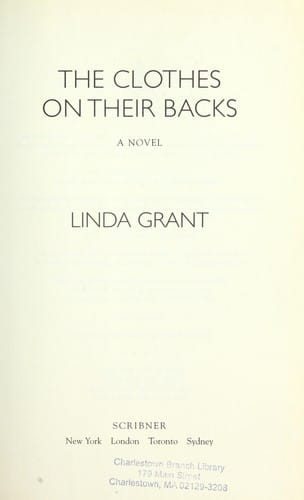 The clothes on their backs: a novel