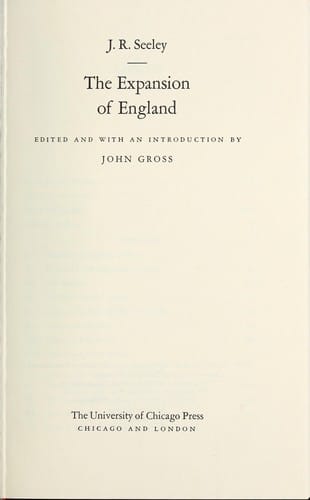 The expansion of England.