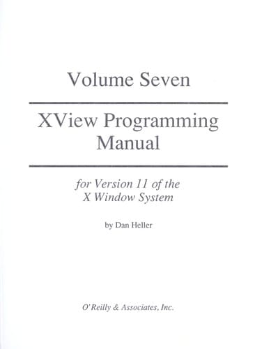 XView Programming Manual