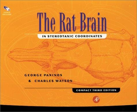 The Rat Brain in Stereotaxic Coordinates, Compact Third Edition (with CD-ROM)