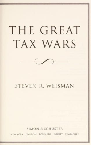 The great tax wars