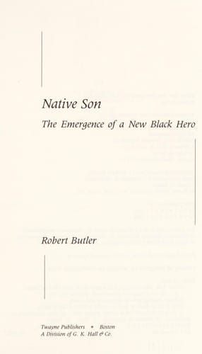 Native son: the emergence of a new Black hero