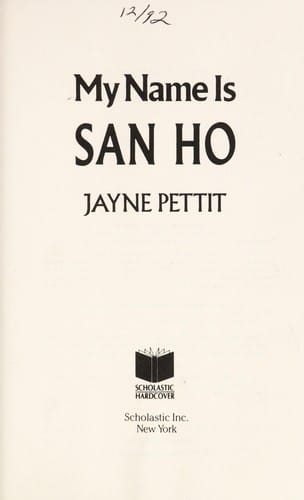 My name is San Ho