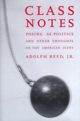 Class notes: posing as politics and other thoughts on the American scene