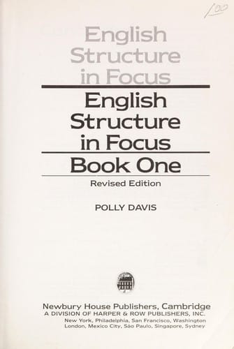 English structure in focus