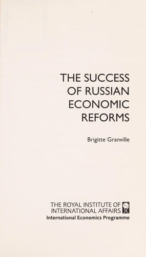 Success of Russian Economic Reforms