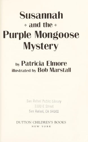 Susannah and the purple mongoose mystery