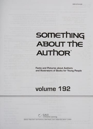 Something About the Author v. 192