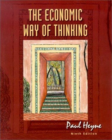 The economic way of thinking