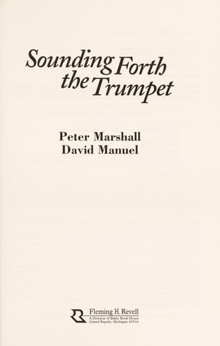 Sounding forth the trumpet
