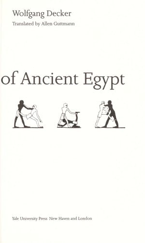 Sports and games of ancient Egypt