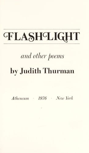 Flashlight, and other poems