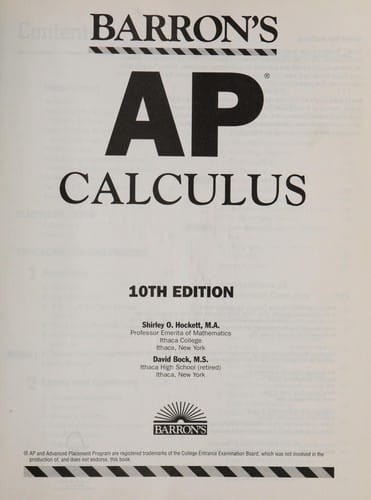 Barron's AP calculus