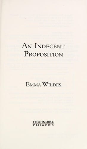 An Indecent Proposition