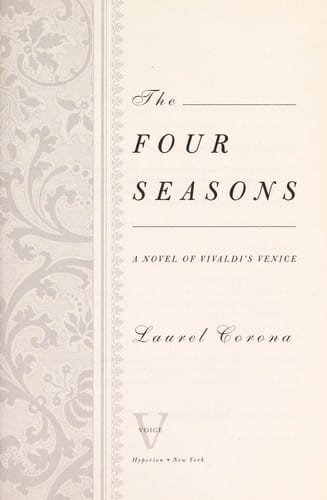 The four seasons: a novel of Vivaldi's Venice