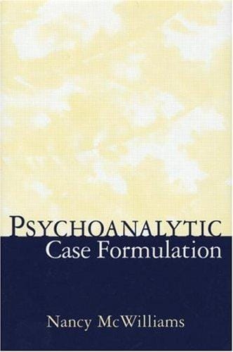 Psychoanalytic Case Formulation