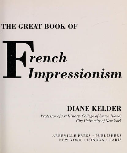 The great book of French impressionism