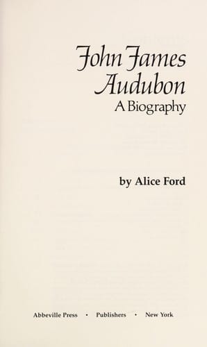 John James Audubon: a biography