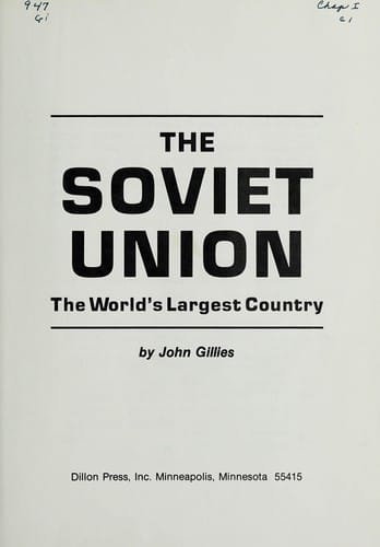 The Soviet Union: the world's largest country