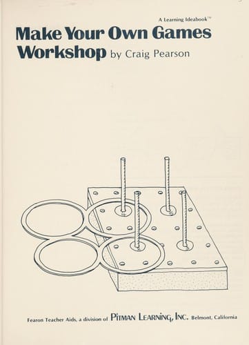 Make your own games workshop