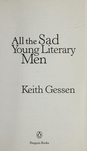 All the sad young literary men