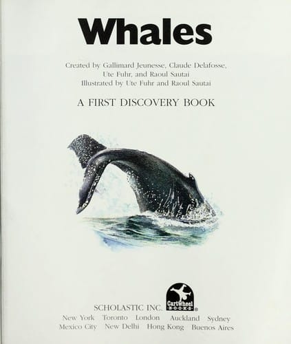 Whales- A First Discovery Book