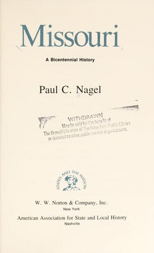 Missouri, a Bicentennial history