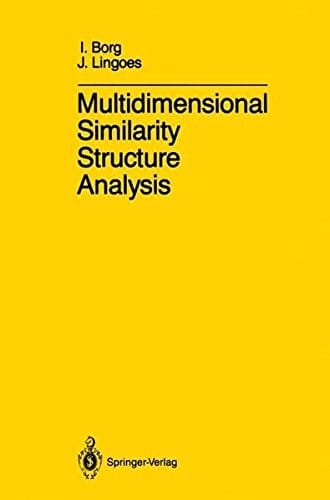 Multidimensional similarity structure analysis