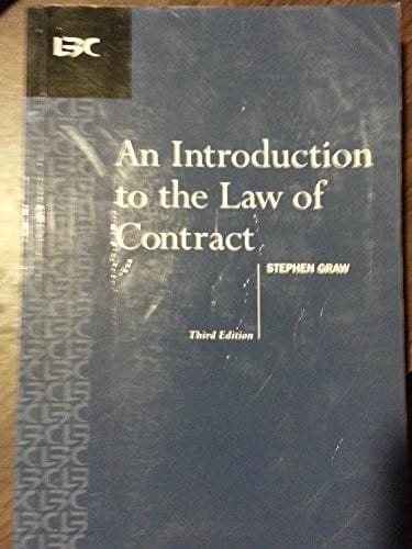 An introduction to the law of contract